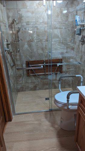 Bathroom Remodels for New Millennium Construction Services Corp  in Wilmington, IL