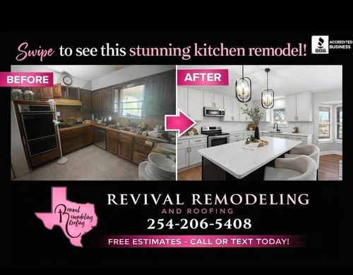 Kitchen Remodels for Revival Remodeling and Roofing in Grapevine, TX