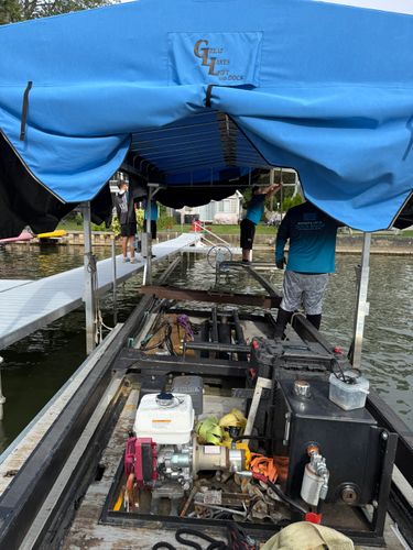 Dock and Boat lift Maintenance Service for Wagner's Lift & Dock Shop LLC in Watervliet, MI
