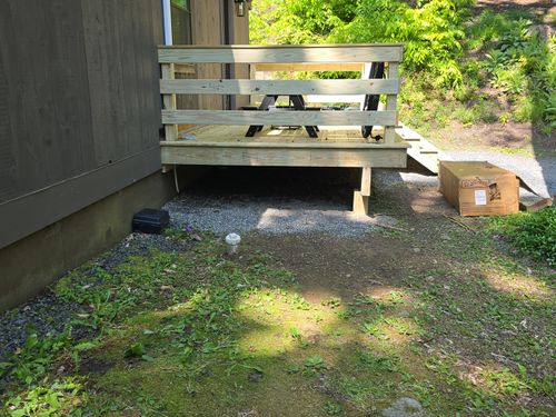 Deck and Patio Installation for AA Family Construction in Lebanon, NH