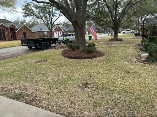 Mowing for Allen Lawn Care in Taylor, Texas