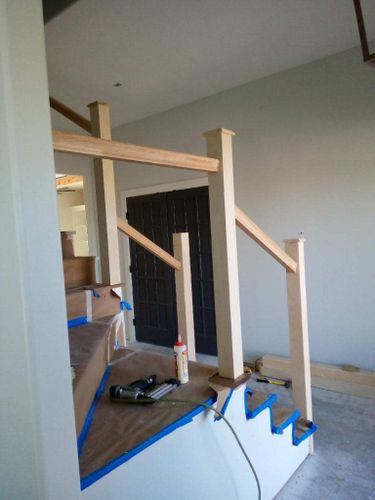 Stair Construction for Delgado’s WoodWork in Mission, TX