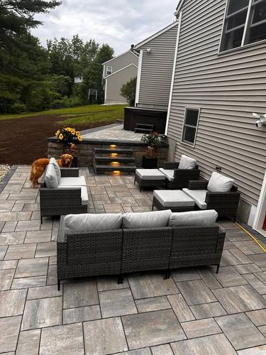 Patio Design & Construction for Z. Hastings Landscape Construction in Templeton, MA