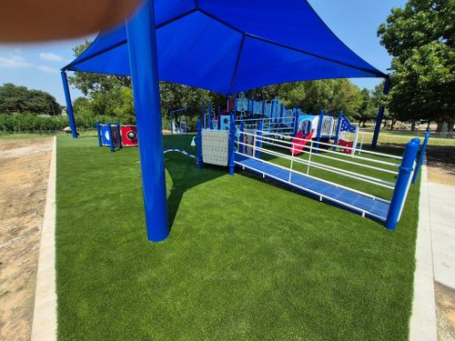 Playground Installations for Texas Freedom Turf Co. in Dallas, TX