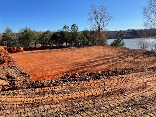 Foundation Excavation for Barnes Backhoe & Grading in Taylorsville, NC