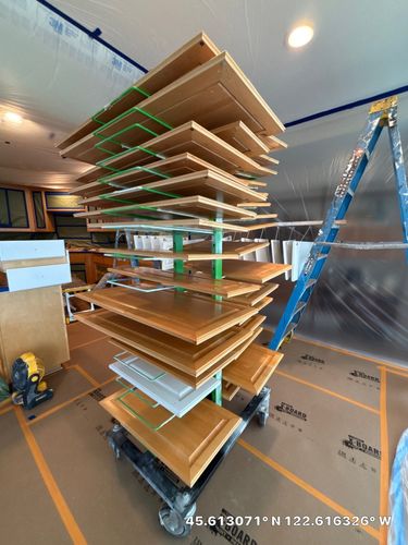 Kitchen and Cabinet Refinishing for AFP Painting LLC in Castle Rock, WA