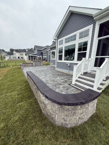 Seating Walls for SoDel Stone Works & Construction LLC in Sussex County, DE