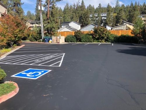 Parking Lot Sealcoating for Pacific Sealcoating in Black Butte Ranch, OR