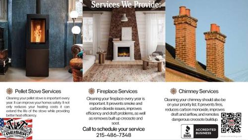 Fireplaces & Chimneys for Reiser General Contracting in Fairless Hills, PA