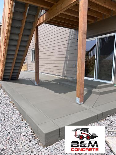 Concrete Slab Construction for B&M Concrete LLC in Longmont, CO