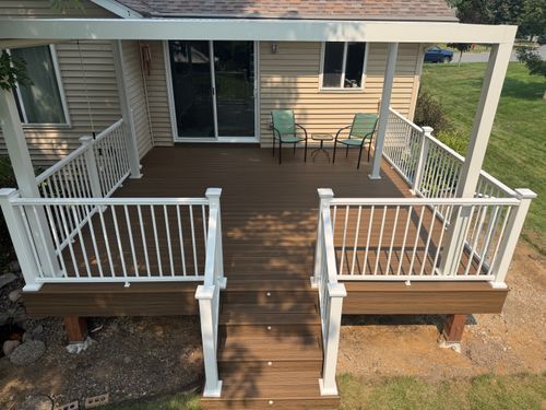 Composite Decking for RBM Construction Inc. in Eau Claire, WI