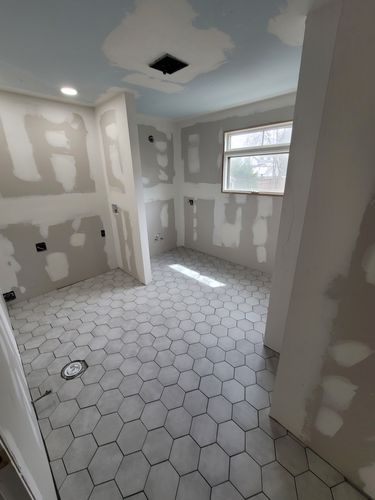 Tiling for Antonio's Home Improvement in Utica, NY