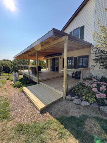 Deck & Patio Installation for DPD Construction in Cadiz Township, OH