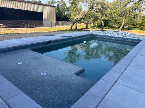 Pool Deck Paving for Black Diamond Custom Pools LLC in Azle, TX