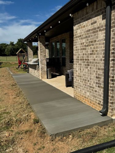 Patios for G2 Custom Concrete in Dallas, TX