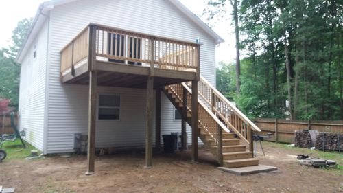 Deck & Patio Installation for Upstate Property Service in West Albany, NY