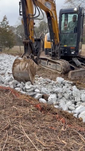 Excavation for Big Munchie Landworx in Jackson, MS
