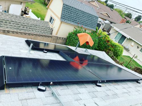 Solar Panel Installation for Infused Electric in Los Angales, CA