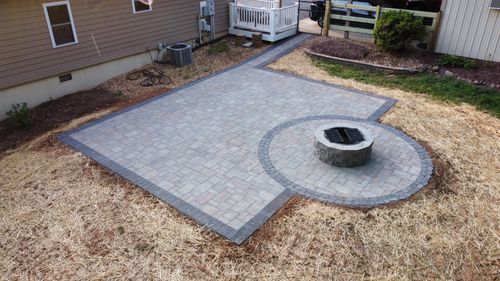 Patio Design & Construction for ALPHA LANDSCAPES in Culpeper, VA