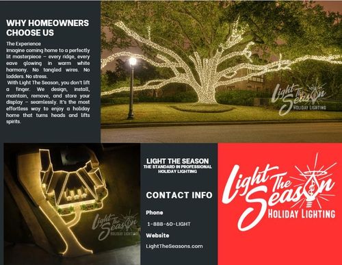 Seamless, Professional, Full Service Christmas Lights Installation for Light the Season in Lafayette Parish,  LA