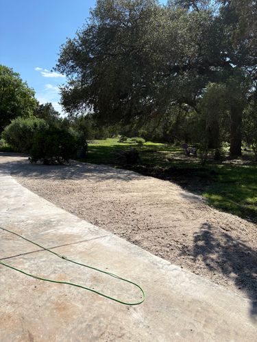 Sod & Seed installs for Bad Axe Landscapes LLC in Bulverde, TX