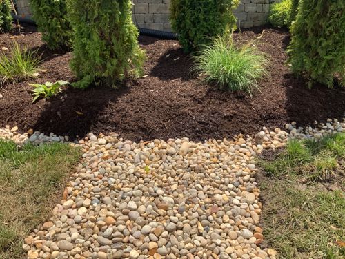 Mulch Installation for Russell's Lawn Care Plus in Nashville, TN