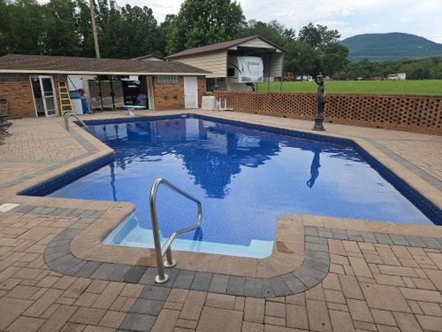 New Pool Construction for Mattox Residential Services in Augusta County, VA