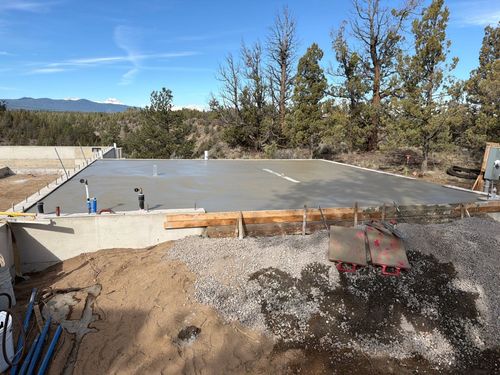 Concrete Slab Construction for TJR Concrete and Construction in Bend, OR