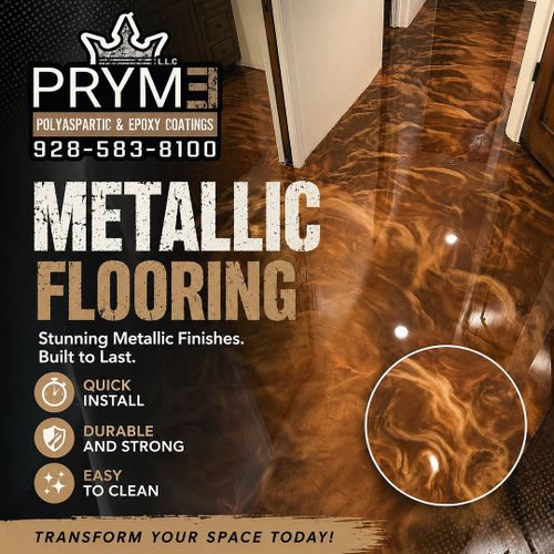 Polyaspartic Coatings for PRYME EPOXY LLC in Mayer, AZ