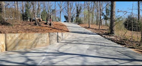 Concrete for D&D Unlimited Landscaping in Hartwell, GA