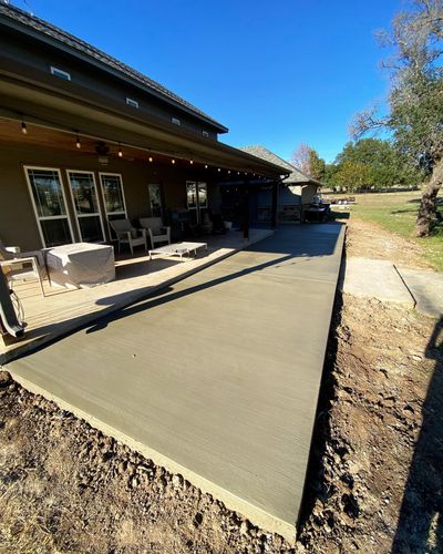 Patios for G2 Custom Concrete in Dallas, TX