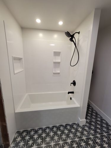 Ceramic Tile Installation for DLN Home Remodeling in Peru, IL