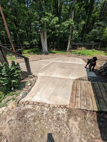 Patio Design & Installation for Burning it Concrete LLC in Raleigh, NC