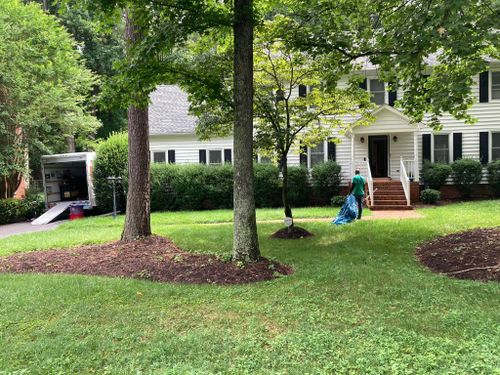 Mulch Installation for Mr Greens Landscaping in Chesterfield, VA