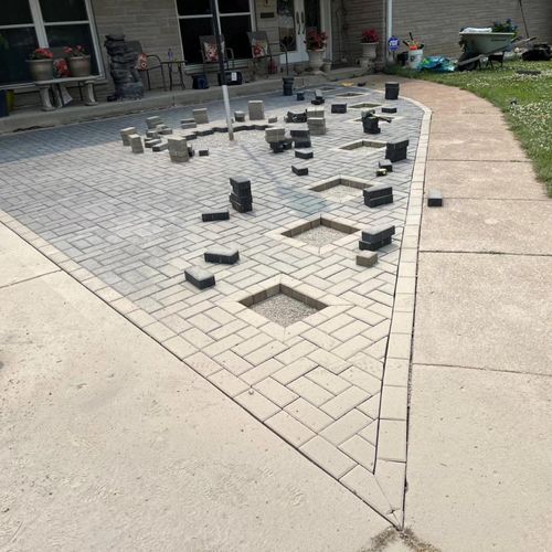 Landscape Installation for VQ Land & Stone in St. Louis, MO