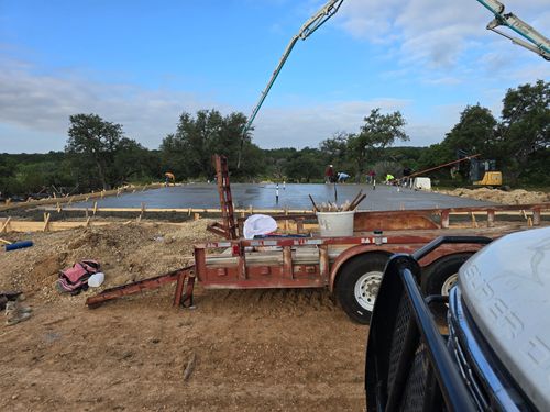 Site Preparation for Evant Backhoe & Construction in Evant, TX