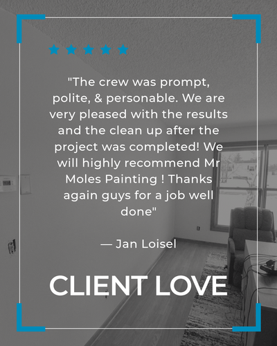 Commercial Painting for Mr. Mole's Painting in Bemidji, MN