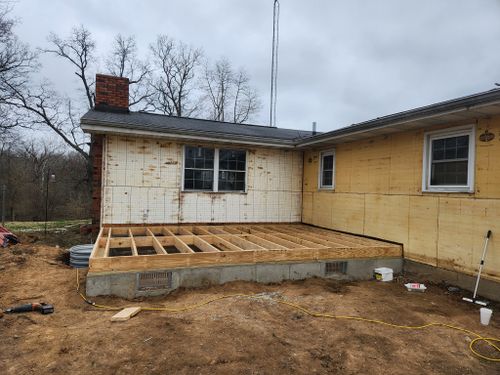 Patios for Asher Remodeling and Seamless Gutters in St Elmo, IL