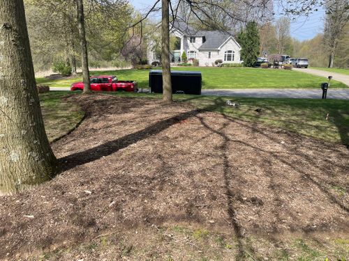 Mulch Installation for Youngstown Landscape and Design in Canfield, OH