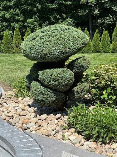 Full Landscape Redesign for Blades of Glory LLC in Cheshire, CT