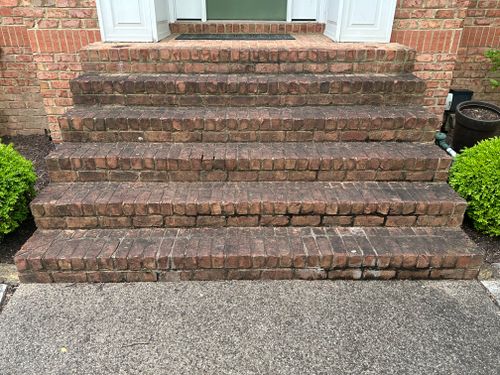 Brick cleaning for 5 Star Hot Wash Services in Ashland, KY