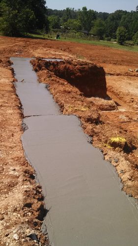 Foundation Excavation for Barnes Backhoe & Grading in Taylorsville, NC