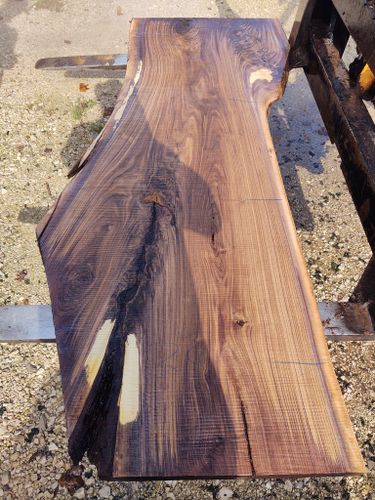 Wood Slabs for Bennett Logging in Gosport, Indiana