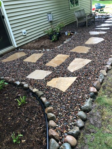 walkways for Paradise Lawnscapes in West Bend, WI