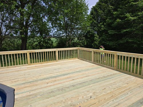 Deck & Patio Installation for Santiago Construction LLC in Valparaiso, IN