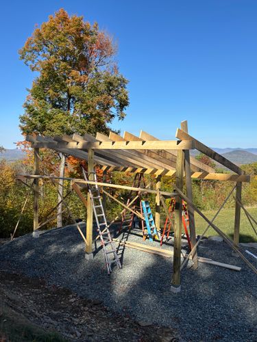 Deck and Patio Construction for Cushman Brook Construction in Dalton, NH
