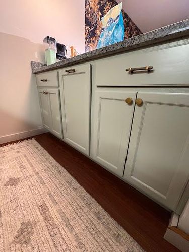 Kitchen Cabinet Refinishing for JBA Painting LLC in Killington, VT