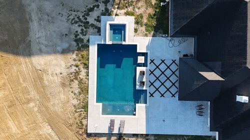 Custom Pool Design for Black Diamond Custom Pools LLC in Azle, TX