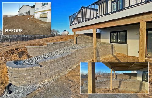 Retaining Walls for Second Nature Landscaping in Lake City, Minnesota