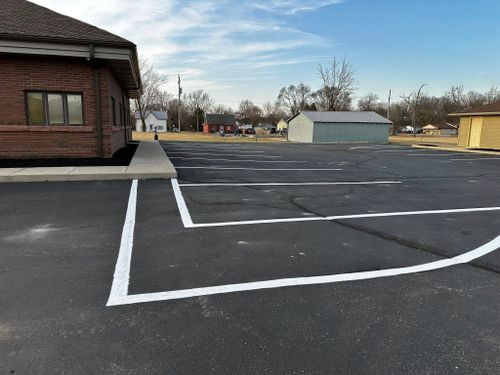 Parking Lot Striping for Ronnies Line Striping in Kenton, OH